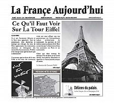 Foto Papel Antigrasa Periódico La France