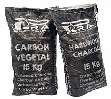 Foto Carbón Vegetal de Encina Saco de 15 kg