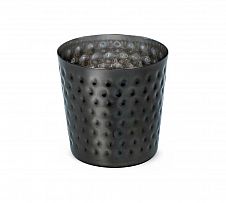 Foto Pujadas Mini Vaso para Servir Acabado Martillado Negro