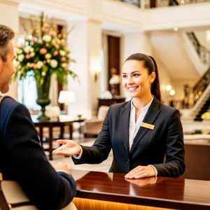 Ilustración con Equipamiento para Recepción