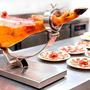 Ilustración con Jamoneros