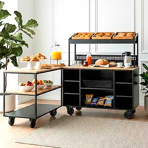 Ilustración con Pujadas Buffet Trolleys