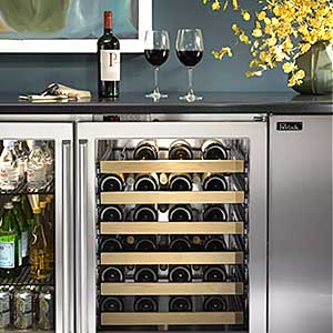 Ilustración con Refrigeradores de Vino
