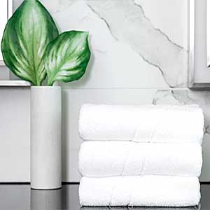 Ilustración con Toallas y Textil para Baño