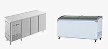 Mesas congeladoras y congeladores horizontales