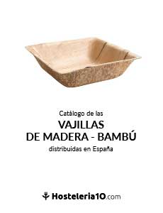 Portada catálogo Vajillas de Madera - Bambú