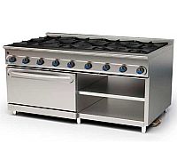 Foto Mundigas Cocina Serie 900 de Pie con Horno Gas M 1600/8HE - 8 Fuegos y 1 Horno
