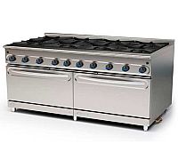 Foto Mundigas Cocina Serie 900 con Horno Gas M 1600/8H2 - 8 Fuegos + 2 Hornos