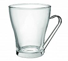 Taza de vidrio templado para café o té