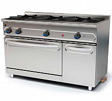 Cocina a gas serie 550 Mundigas con Horno