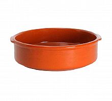 Cazuela con barro refractario