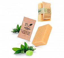 Foto Gel y Champú Sólido de Tomillo y Menta + Esponja