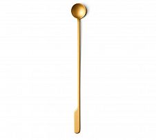 Foto Lab Colors Vintage Gold Cuchara Cóctel Larga 21,5 cm