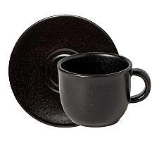 Foto Roda Negro Taza y Platillo