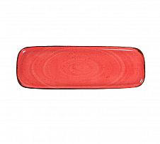 Foto Costa Verde Rústico Rojo Fuente Rectangular