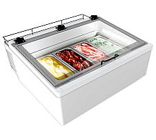 Foto Vitrina Helados Mini Cream 4 V W Led