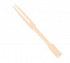 Foto Mini Tenedor Bambú