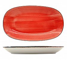 Foto Güral Porselen Eo Roja Fuente Rectangular