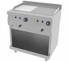 Foto Serie 600 Plancha Fry Top Gas Acero Mixta FRT62