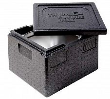 Foto Contenedor Isotérmico Premium Negro GN 1/2