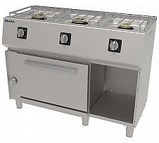 Foto Sara Serie 550 Cocina 3 Fuegos + Horno
