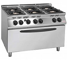 Foto Savemah S700 Cocina 6 Fuegos + Horno Maxi