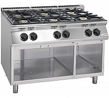 Foto Savemah S900 Cocina 6 Fuegos Mueble Abierto