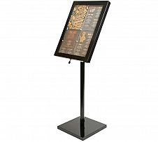 Foto Securit Expositor Led Negro