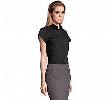 Foto Camisa Stretch Mujer Excess Negra