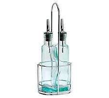 Foto TableCraft Gemelli Set Vinagrera y Aceitera Cromada