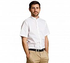 Foto Camisa Caballero Elástica Cuello Mao Torino Manga Corta