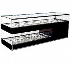 Foto VG Vitrina Refrigerada + Vitrina de Calor Mix-2