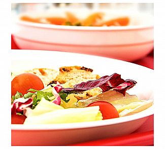 Foto AMC Plato Blanco Algodón