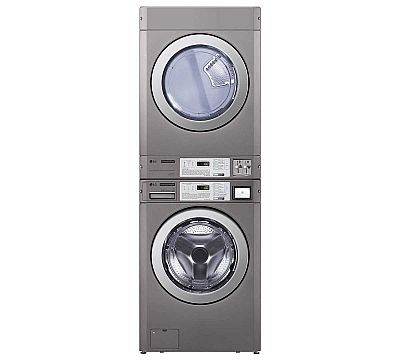 LG Lavadora+Secadora Giant de Columna Autoservicio