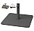 Foto Base Parasol Hierro con Cruceta y Tacos Loop 50 kg Antracita - Tubo Ø 60 mm