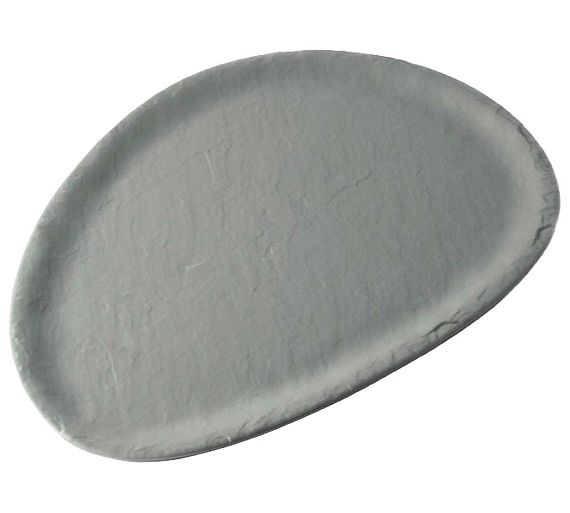 Adrier Vajilla Melamina Terral Gris Para Buffet y Catering