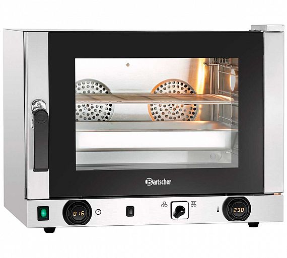 Bartscher Horno Convección AT230-MDI Eléctrico - 4 Bandejas GN 1/1