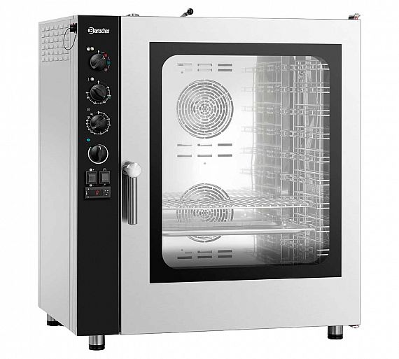 Bartscher Horno Convección Silversteam2 10110M Eléctrico - 10 Bandejas GN 1/1