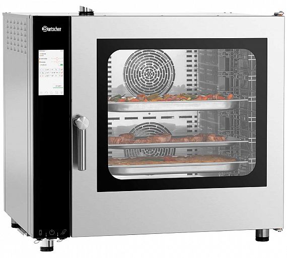 Bartscher Horno Convección Silversteam2 7110DRS Eléctrico - 7 Bandejas GN 1/1