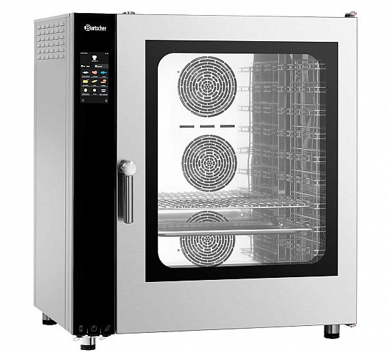 Bartscher Horno Convección Silversteam2 P-10110D Eléctrico - 10 Bandejas GN 1/1