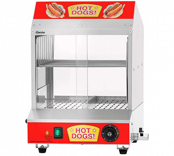 Bartscher Vaporera Perritos Calientes Capacidad 100 Salchichas