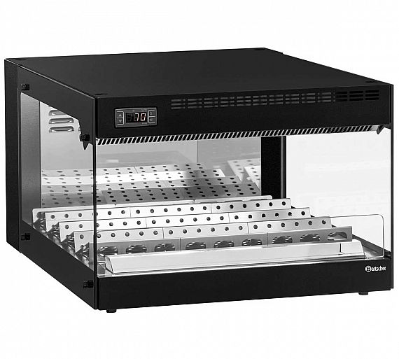 Bartscher Vitrina Caliente SN10 Capacidad 1 Estantes - Ancho 59 cm