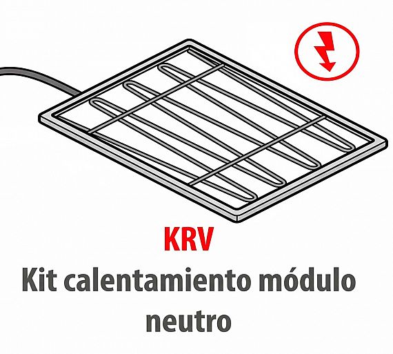 Bertos Máxima 900 Kit Calentamiento Módulo Neutro Acero Inoxidable