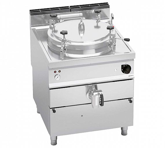 Bertos Máxima 900 Marmita Autoclave Gas - Fondo 90 cm - Capacidad 100 a 200 litros