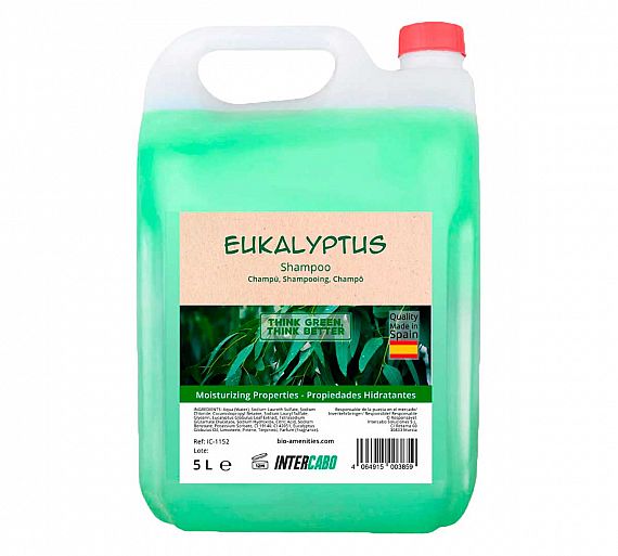 Intercabo Garrafa de Champú Eucalipto Contenido 5 litros