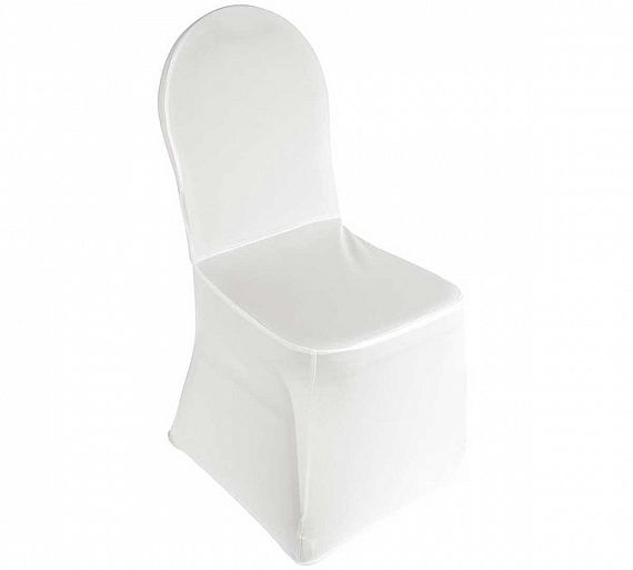 Bolero Funda para Sillas de Banquete Blanca Sólo Interior
