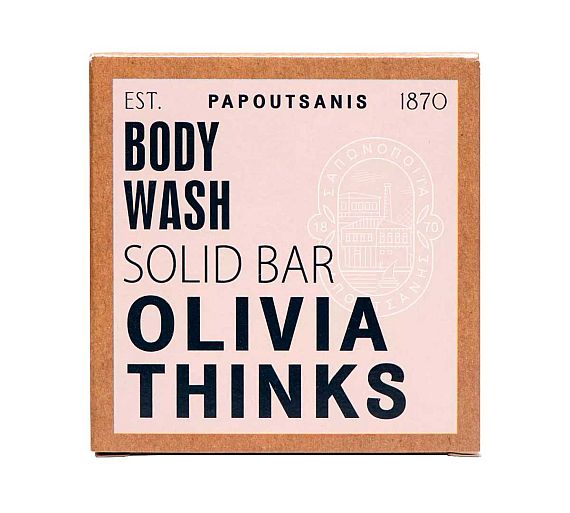 BRB Amenities Gel de Ducha Sólido Olivia Thinks Contenido 30 g