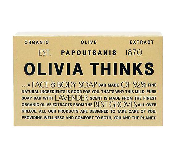 BRB Amenities Jabón Olivia Thinks Contenido 40 g