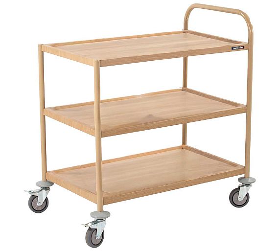 Casselin Carro de Servicio Imitación Madera CCSB3P1 Imitación Madera - 3 Estantes