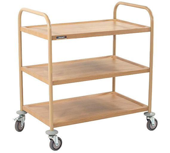 Casselin Carro de Servicio Imitación Madera CCSB3P Imitación Madera - 3 Estantes
